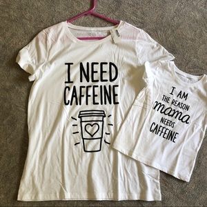 Mommy/me graphic tee set - includes BOTH t-shirts